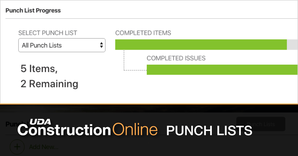 Punch List Now Available for ClientLink™ Portals